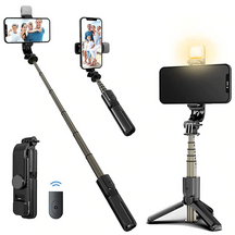 Selfiegram- Luz Integrada Tripé Multifunções 4 em 1