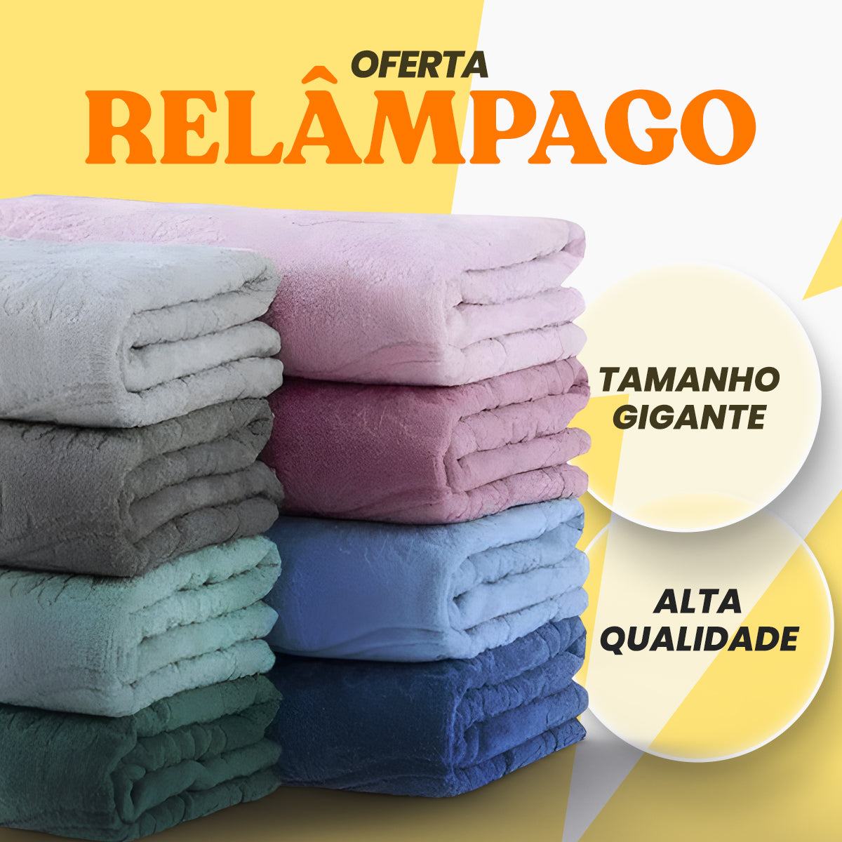 (OFERTA RELÂMPAGO🔥 - ÚLTIMO DIA) [COMPRE 3 LEVE 10] MEGA KIT Com 10 Toalhas Super Banhão - QUEIMA de ESTOQUE