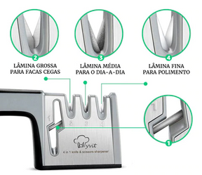 Amolador Premium Completo 4 em 1