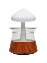 Umidificador Difusor De Aroma De design Nuvem e Chuva 7 Cores Luz Noturna Doméstica.