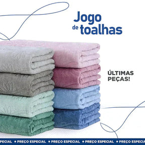 [COMPRE 3 LEVE 10] MEGA KIT Com 10 Toalhas Super Banhão