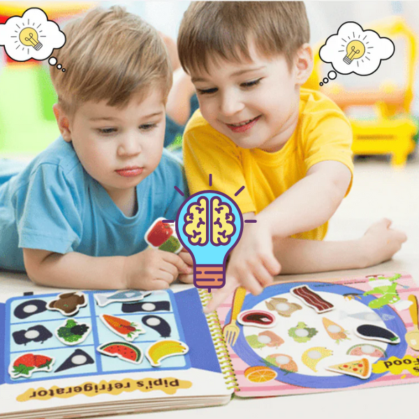 Livro Interativo Montessori Educação Infantil - QuietBook